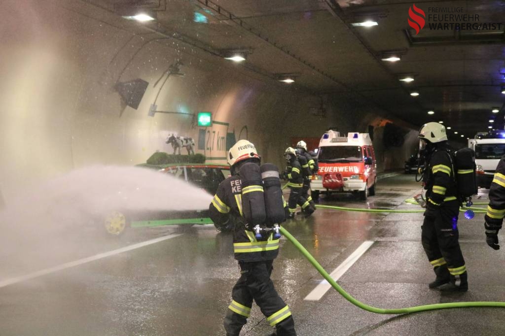 Übung Alarmstufe 3 Tunnel Götschka, 17.09.2021